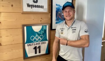 Steven Amiez et son plus ancien souvenir JO