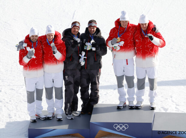Franjo von Allmen et Tanguy Nef champions olympique du combiné par équipe