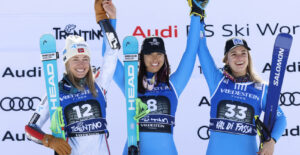 Val di Fassa : Elena Curtoni triomphe, Romane Miradoli au pied du podium
