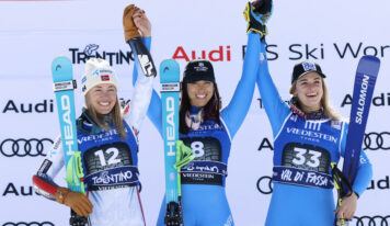 Val di Fassa : Elena Curtoni triomphe, Romane Miradoli au pied du podium