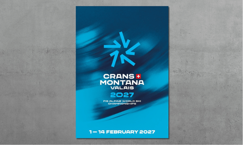 Crans-Montana 2027 dévoile le visuel officiel de ses Mondiaux de ski alpin