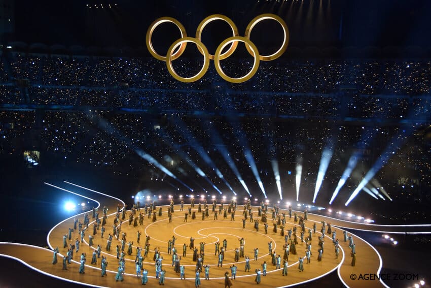 Jeux d'hiver - cérémonie olympique