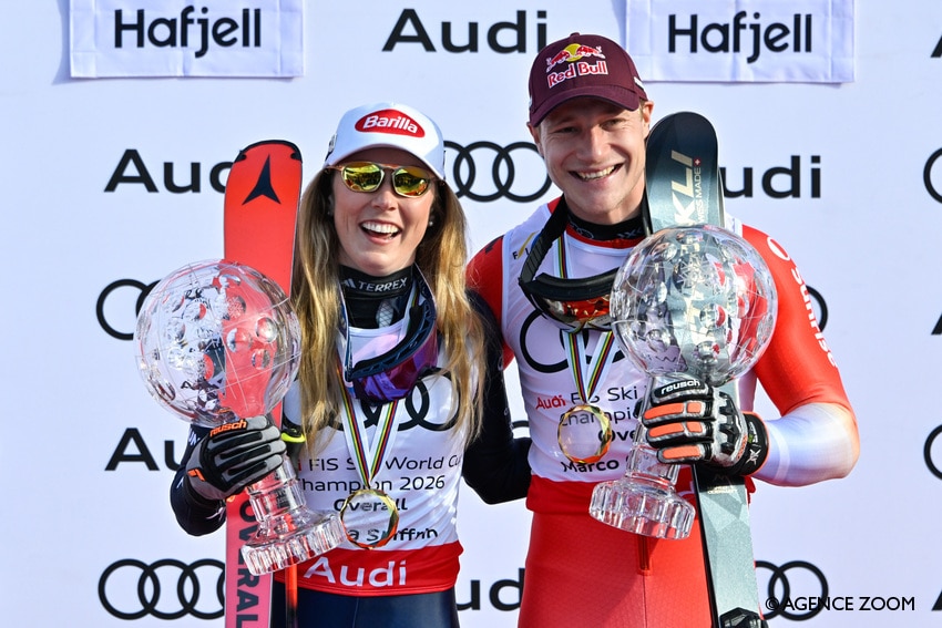 Mikaela Shiffrin et Marco Odermatt, tenants du titre 2026